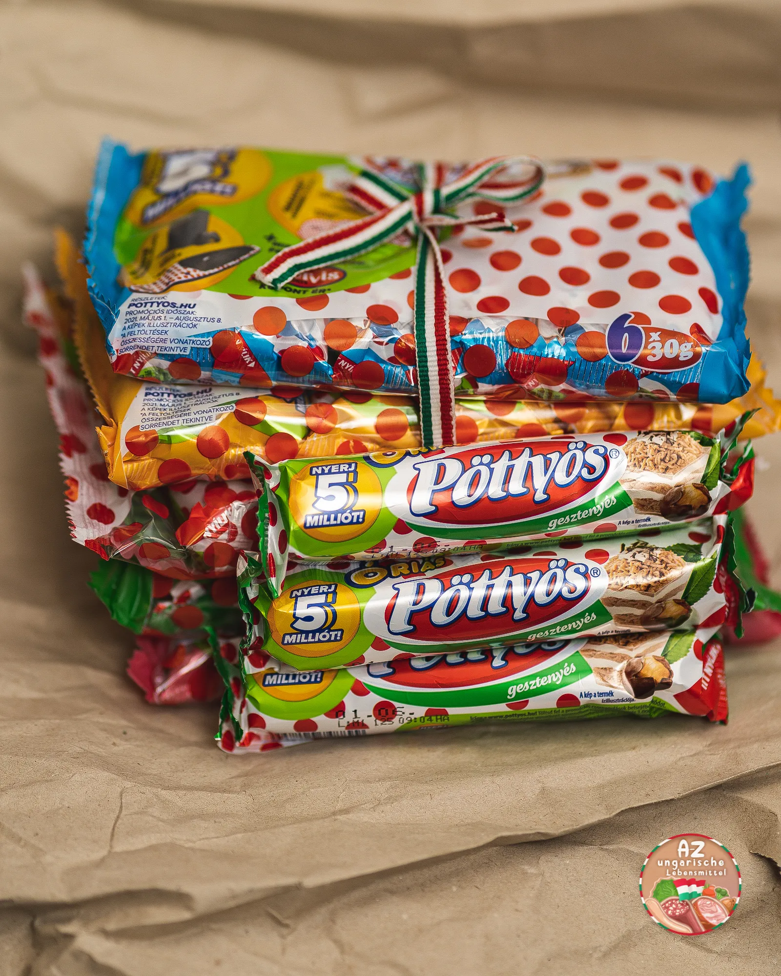 pöttyös csomag