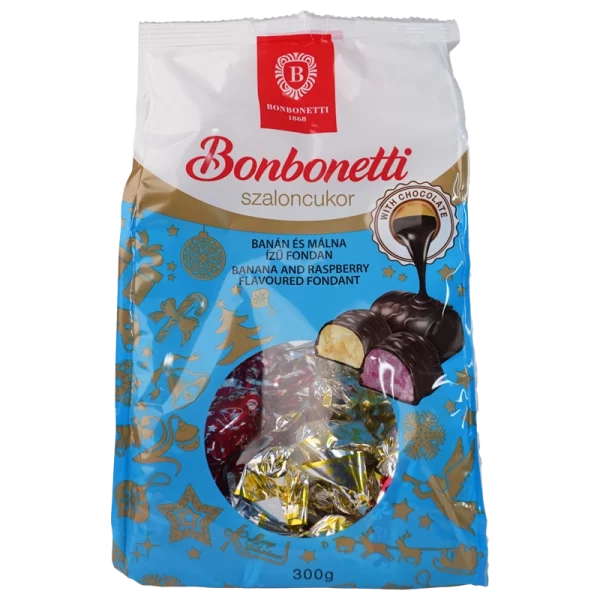 Bonbonetti Salonzucker konzum Bananen-Himbeeren