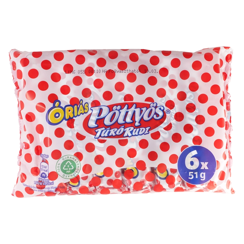 Pöttyös Quarkriegel klassisch 6x51g