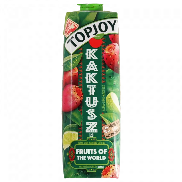 Topjoy Apfel-Limetten-Kaktus-Getränk 1 l