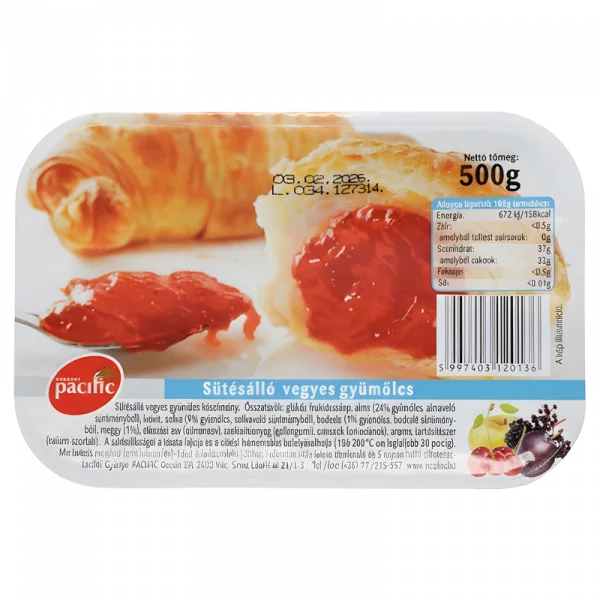 PACIFIC Back-Konfitüre, gemischtes Obst 500g