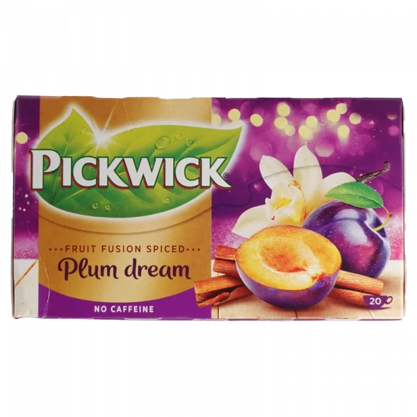 Pickwick Fruit Fusion Spiced Früchtetee mit Pflaumen-, Vanille- und Zimtgeschmack