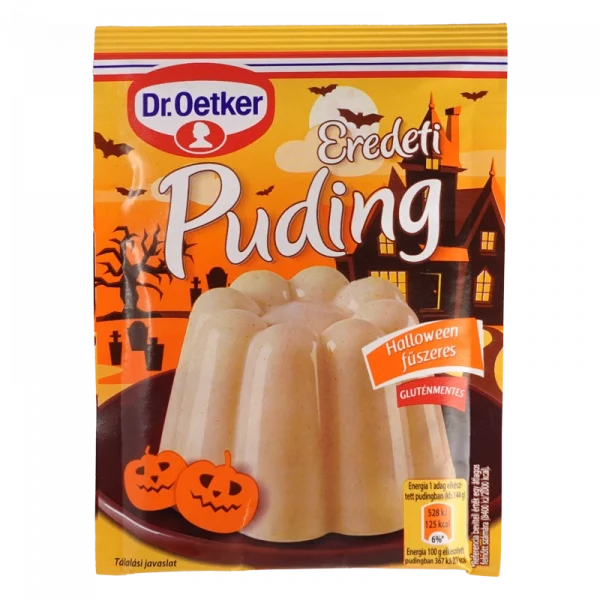 Dr Oetker Puddingpulver mit Halloween Gewürz