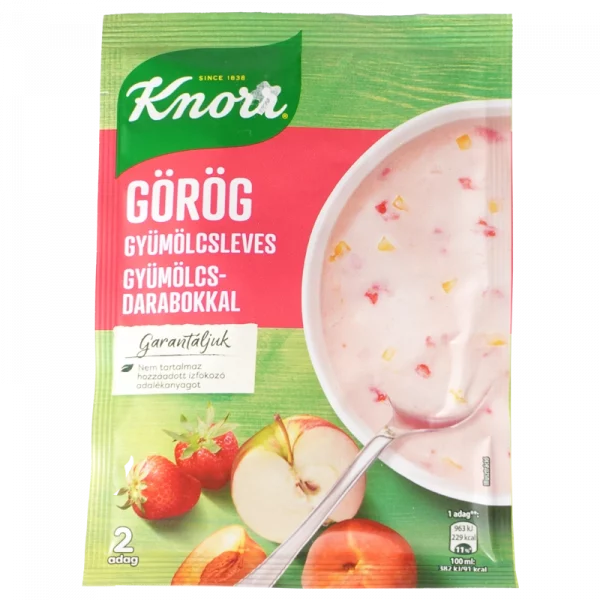 Knorr Griechische Fruchtsuppe mit Fruchtstücken 54 g