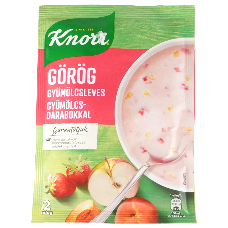 Knorr Griechische Fruchtsuppe mit Fruchtstücken 54 g