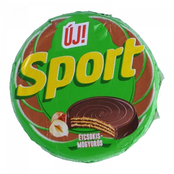 Sport-Medaille – Haselnusswaffel mit Zartbitterschokolade überzogen 30 g