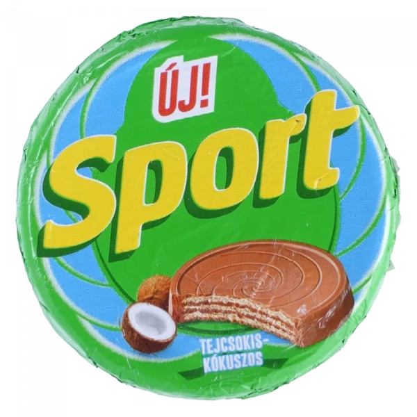 Sport-Medaille – Kokoswaffel mit Milchschokoladenüberzug 30 g